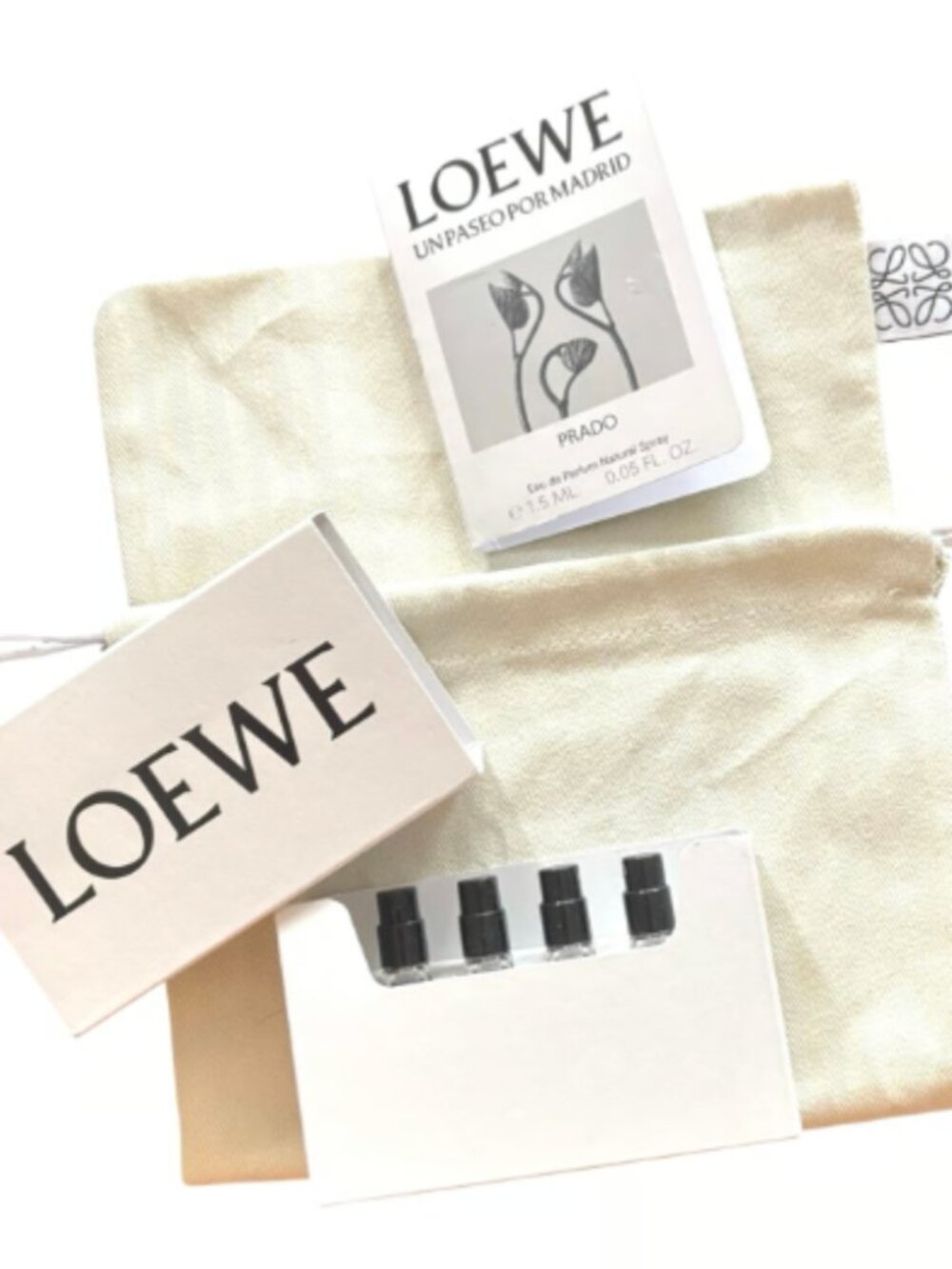 Loewe Fragrance Discovery Set w. Branded Dust Bag (5 Samples)